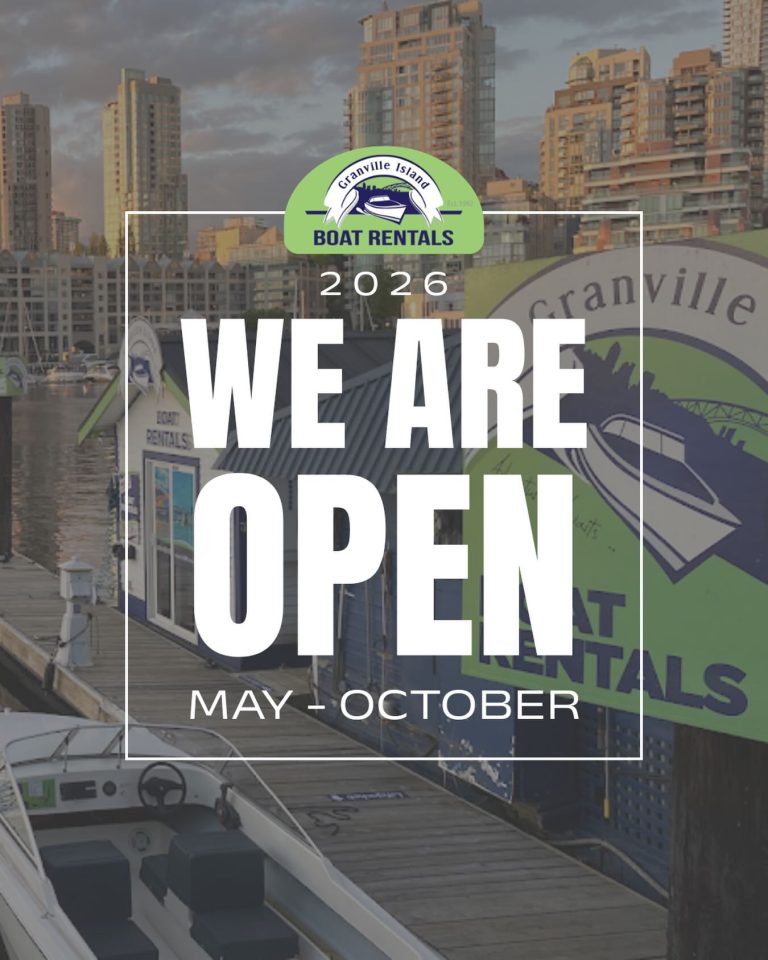 Instagram post from granvilleislandboatrentals. This post is in position 1.